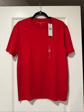 Tommy Hilfiger Red Short Sleeve Crew Neck Tee